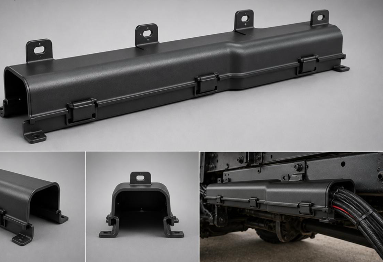 Fuse box brackets and electrical mounting parts