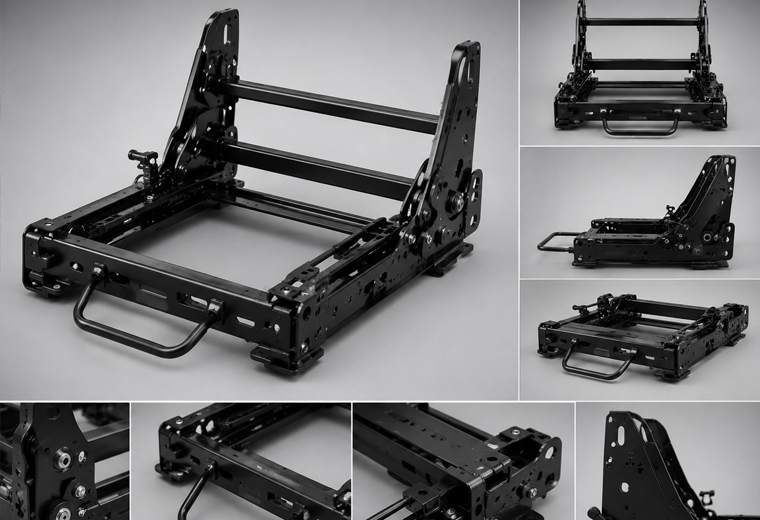 Bus luggage rack component